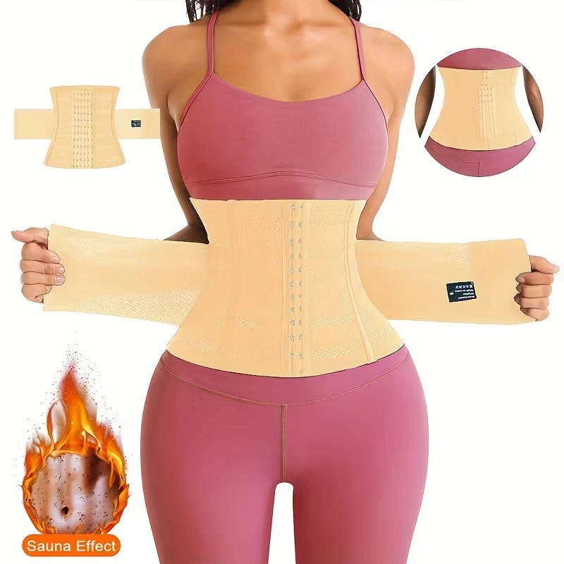 Slim Fit Waist Shaper Belt – Tummy Control Adjustable Body Shaper